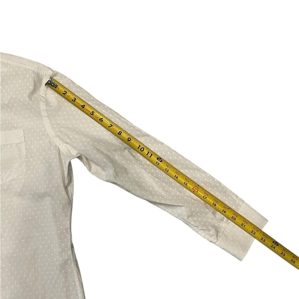 TOMAS MAIER Size 8 White Cotton Button Down Long Sleeve Shirt - Picture 7 of 13